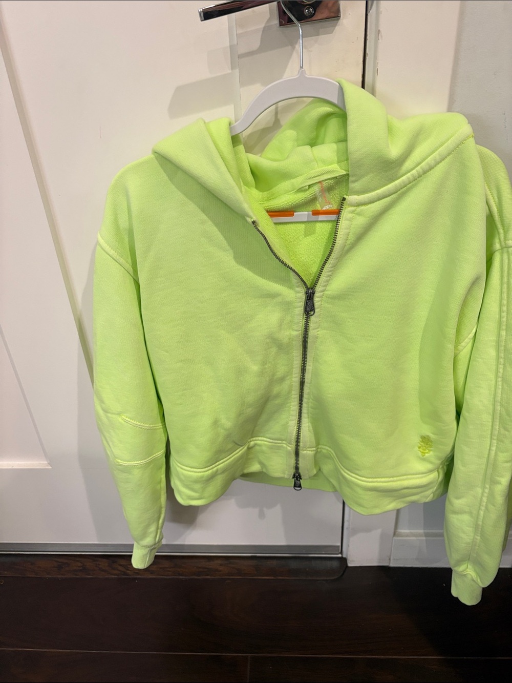 FP Movement by Free People Neon Lime Zip-Up Hoodie